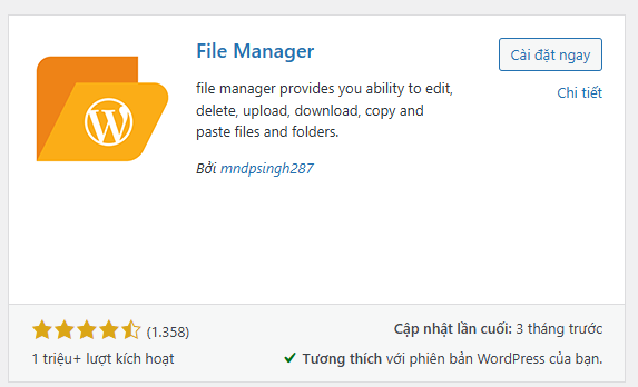Việt hoá chữ Quick view , Shopping cart 6 cai dat file manager
