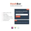 Hashbar Pro Wordpress Notification Bar