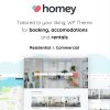 homey booking and rentals wordpress theme