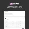 woocommerce bulk variation forms