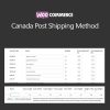 woocommerce canada post shipping method
