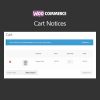 woocommerce cart notices