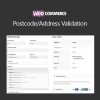 woocommerce postcode address validation