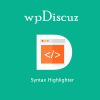 wpdiscuz syntax highlighter
