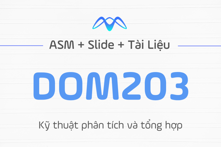 Kỹ Thuật Phân Tích Và Tổng Hợp DOM203