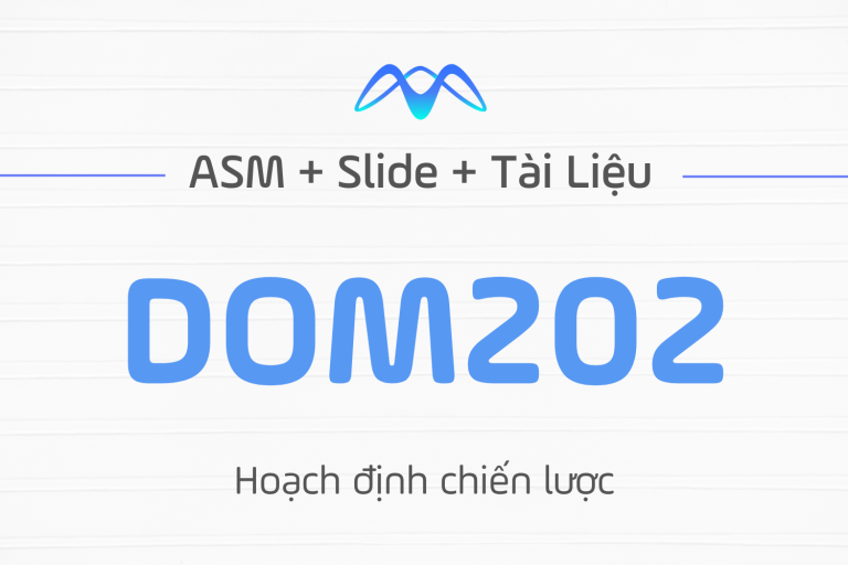 Hoạch định chiến lược số – DOM202