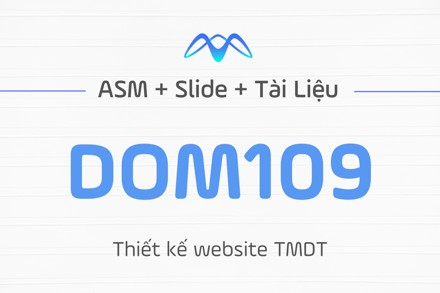 Thiết kế website thương mại điện tử – DOM109