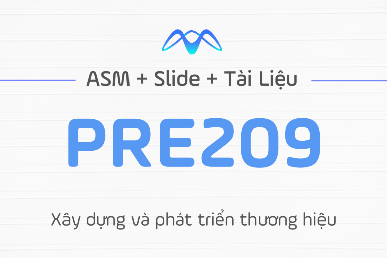 Xây Dựng Và Phát triển thương hiệu – Pre209